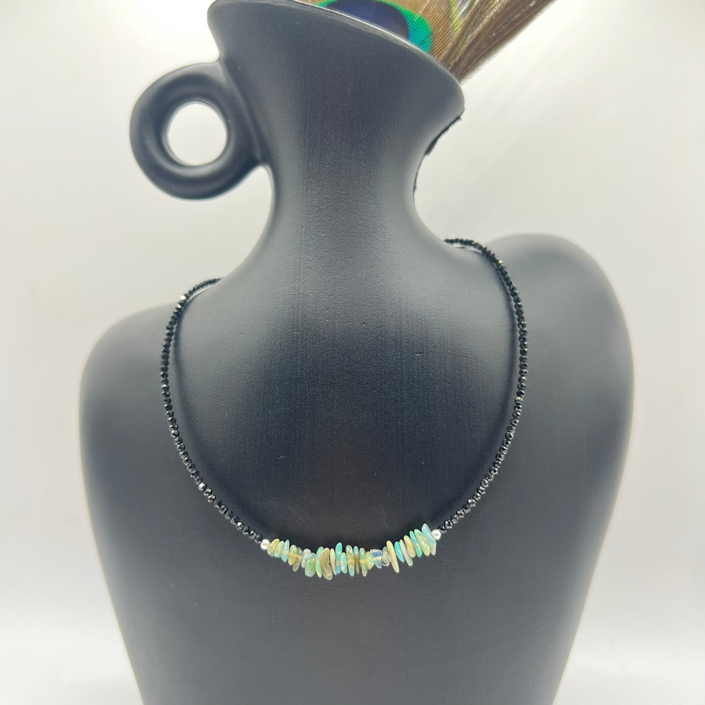 Conjunto Ópalo Australiano y Espinela