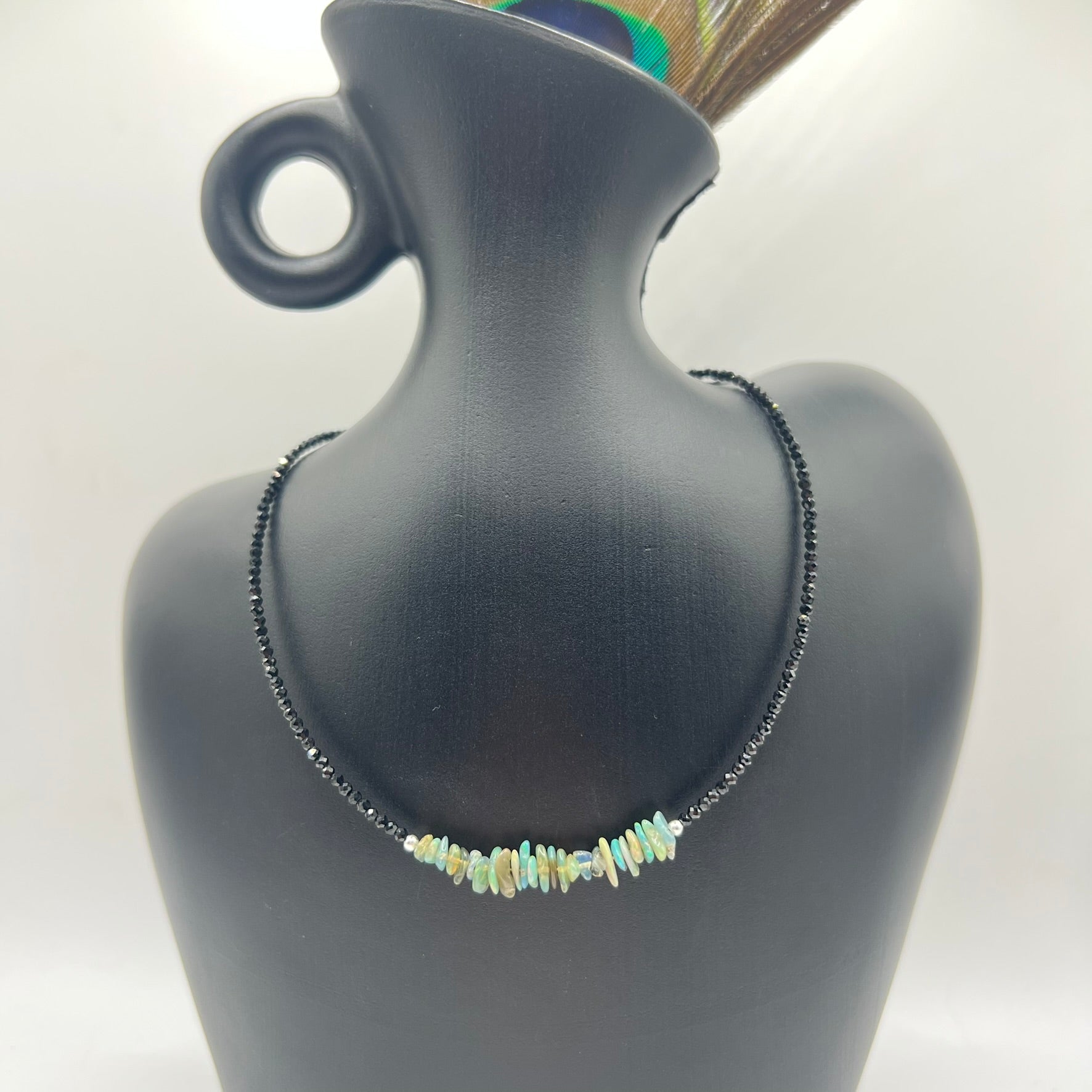 Conjunto Ópalo Australiano y Espinela