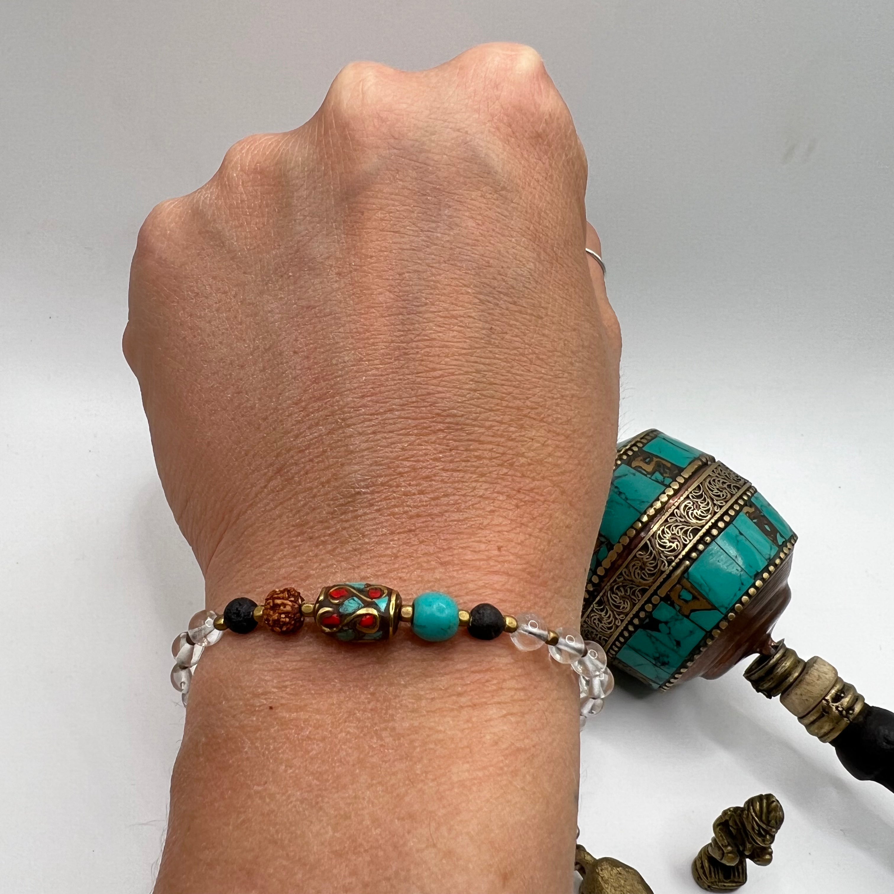 Pulsera Tibetana Cuarzo