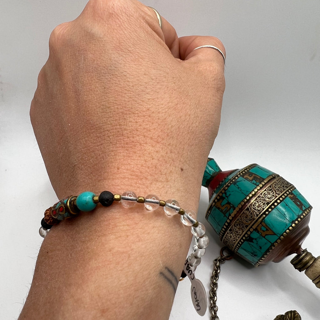 Pulsera Tibetana Cuarzo