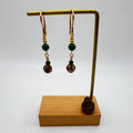 Pendientes Tibetanos y Malaquita