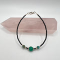 Pulsera Amazonita y Espinela Negra
