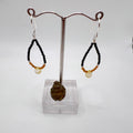 Pendientes Gota Citrino, Granate Y Espinela negra