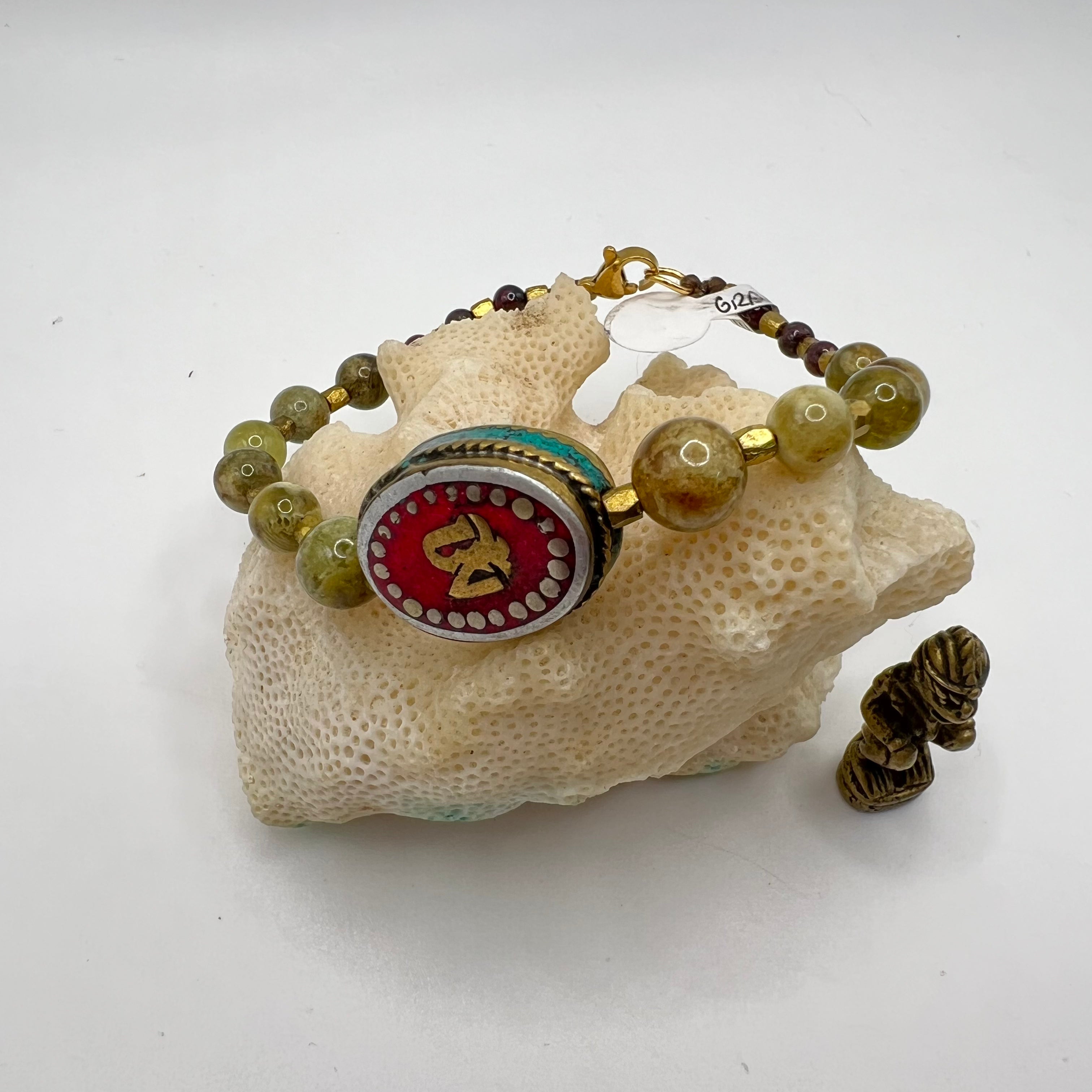 Pulsera Tibetana Granate