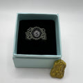 Anillo Cuarzo Lodolita Micro-Macramé