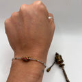 Pulsera Tibetana Turquesa y Coral con Labradorita