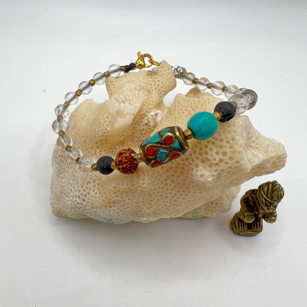 Pulsera Tibetana Cuarzo