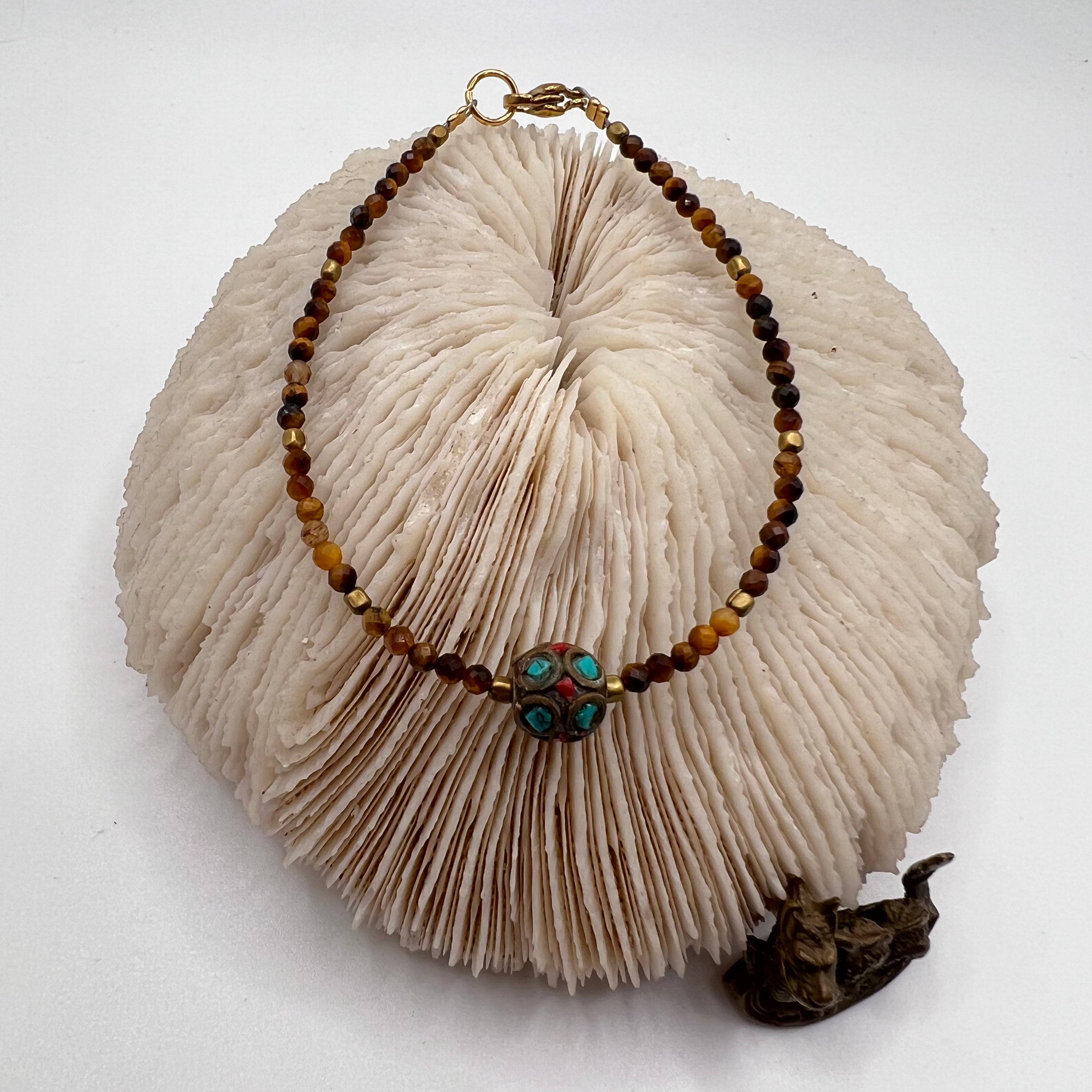 Pulsera Tibetana y Ojo de Tigre