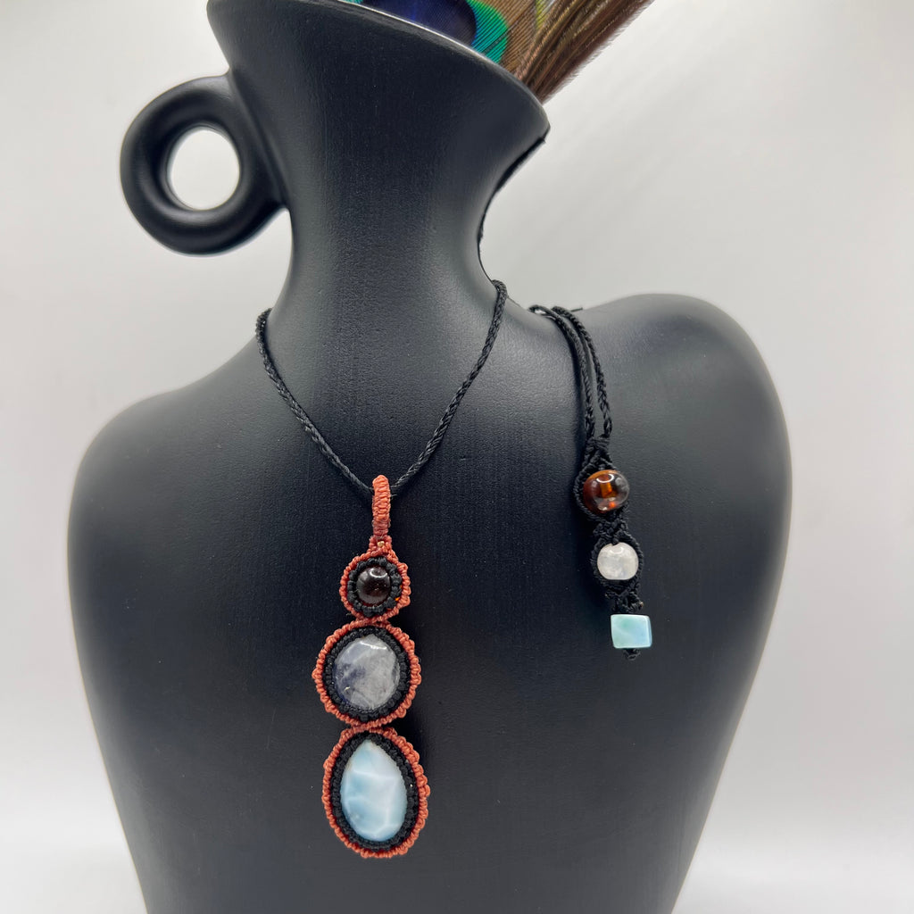 Elysium Deux – Larimar, Piedra Luna y Ámbar