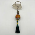 Llavero Artesanal Tibetano Ámbar