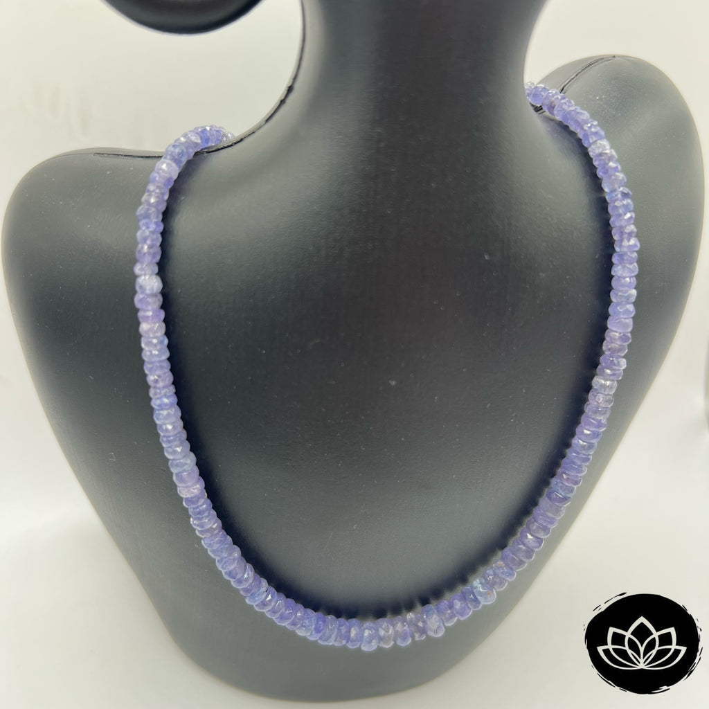 Conjunto Gargantilla & Pulsera · Tanzanita Lenteja Calidad Extra