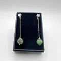 Pendientes Rubi en Zoisita plata de ley925
