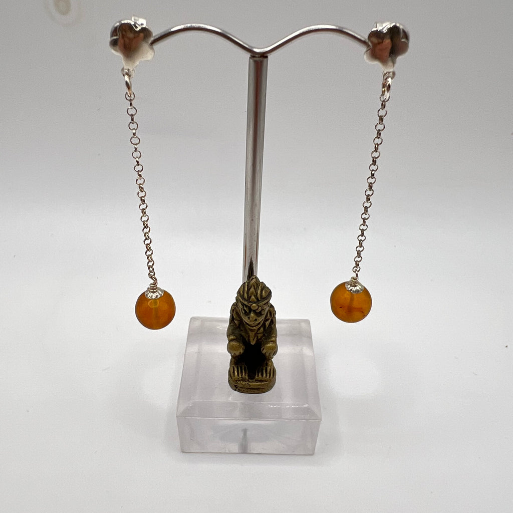 Pendientes Ambar plata de ley925