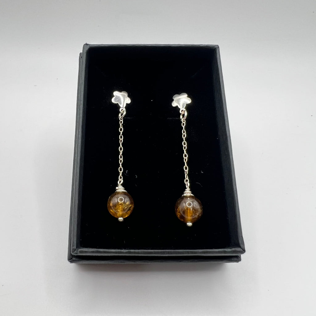 Pendientes Granate plata de ley925