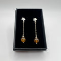 Pendientes Granate plata de ley925