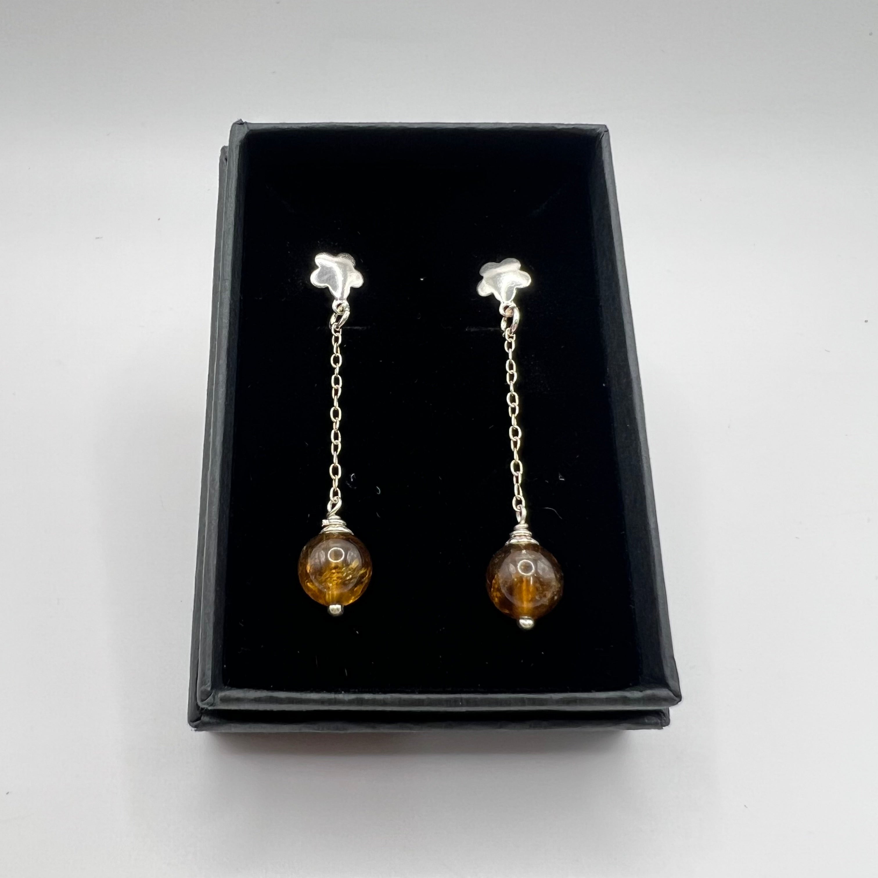 Pendientes Granate plata de ley925