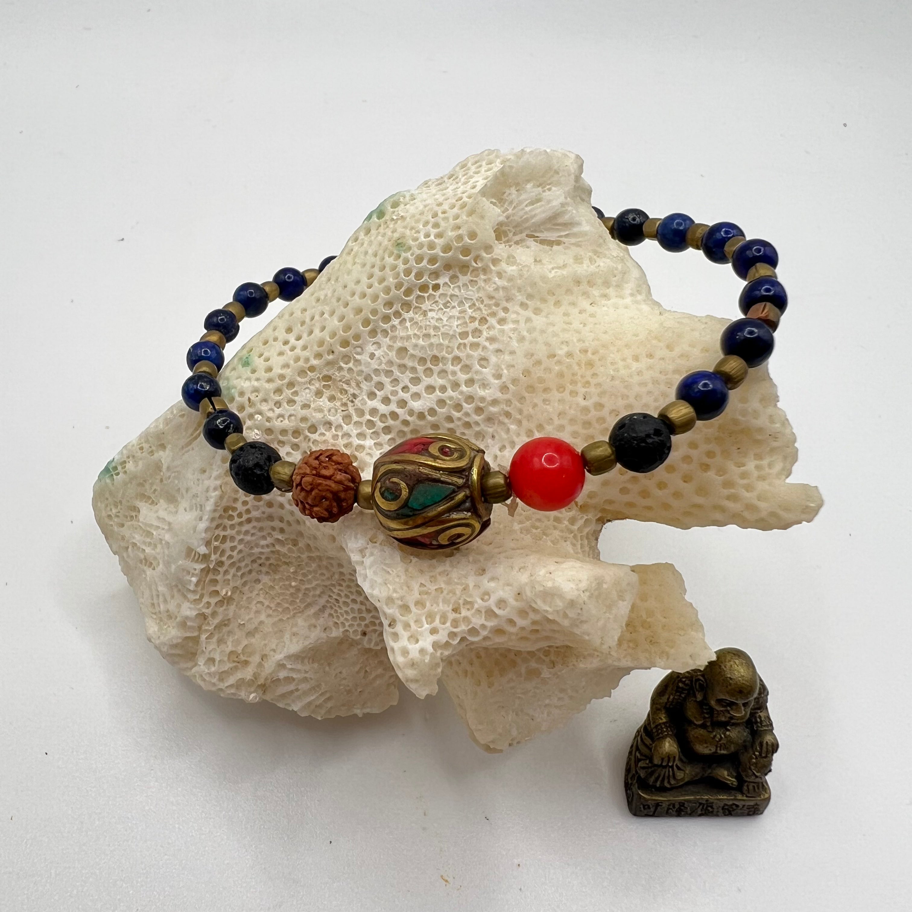 Pulsera Tibetana Lapislázuli