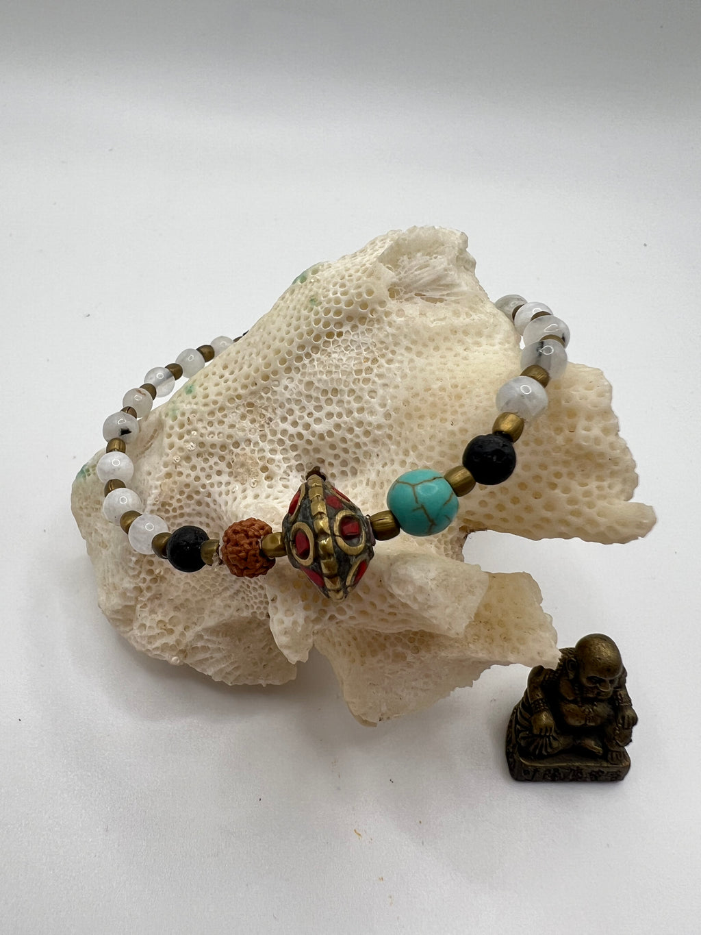 Pulsera Tibetana Piedra Luna