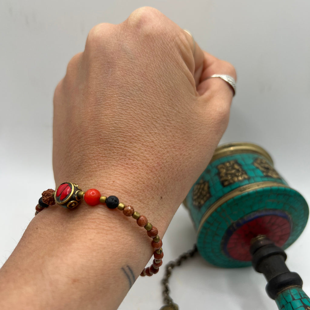Pulsera Tibetana Venturina
