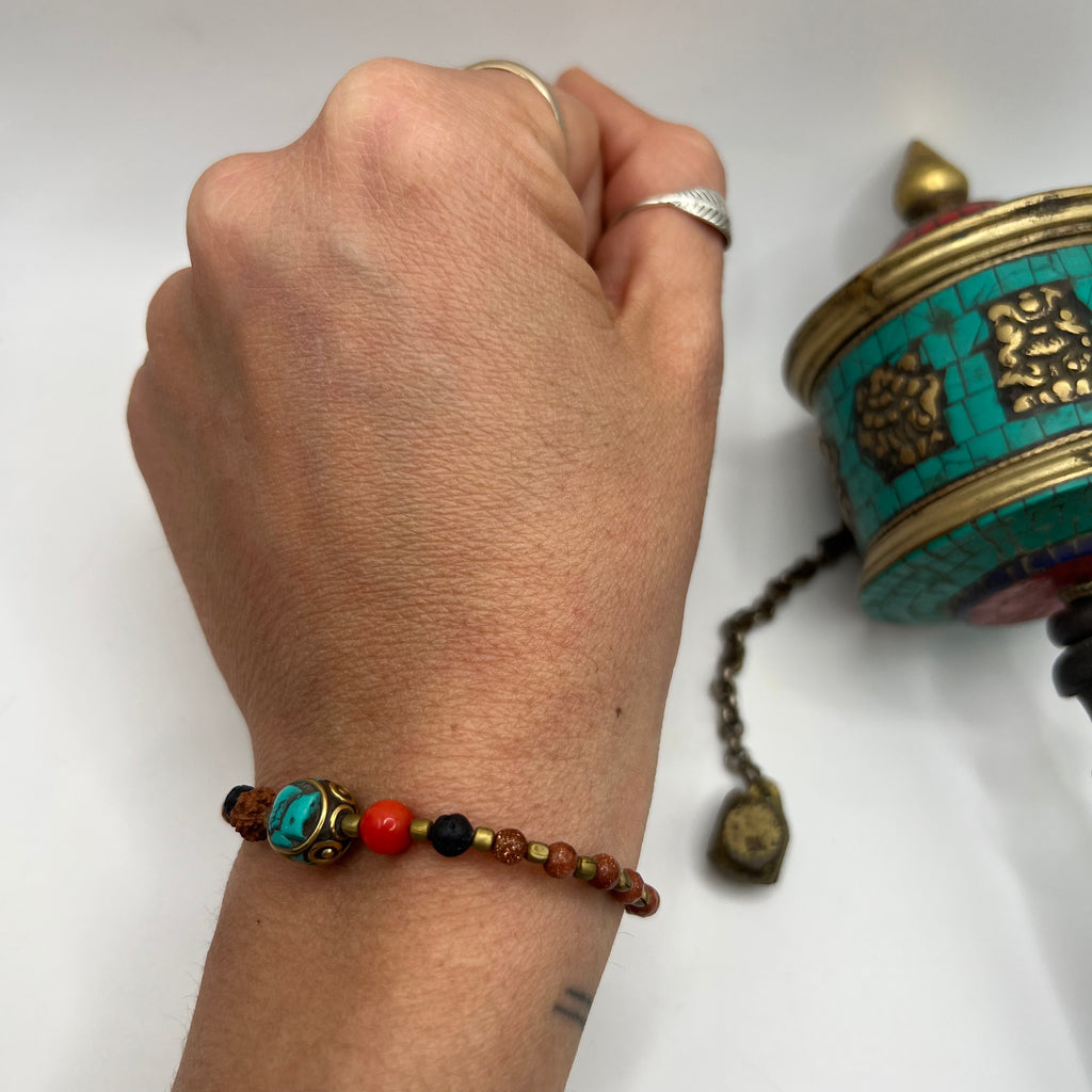 Pulsera Tibetana Venturina