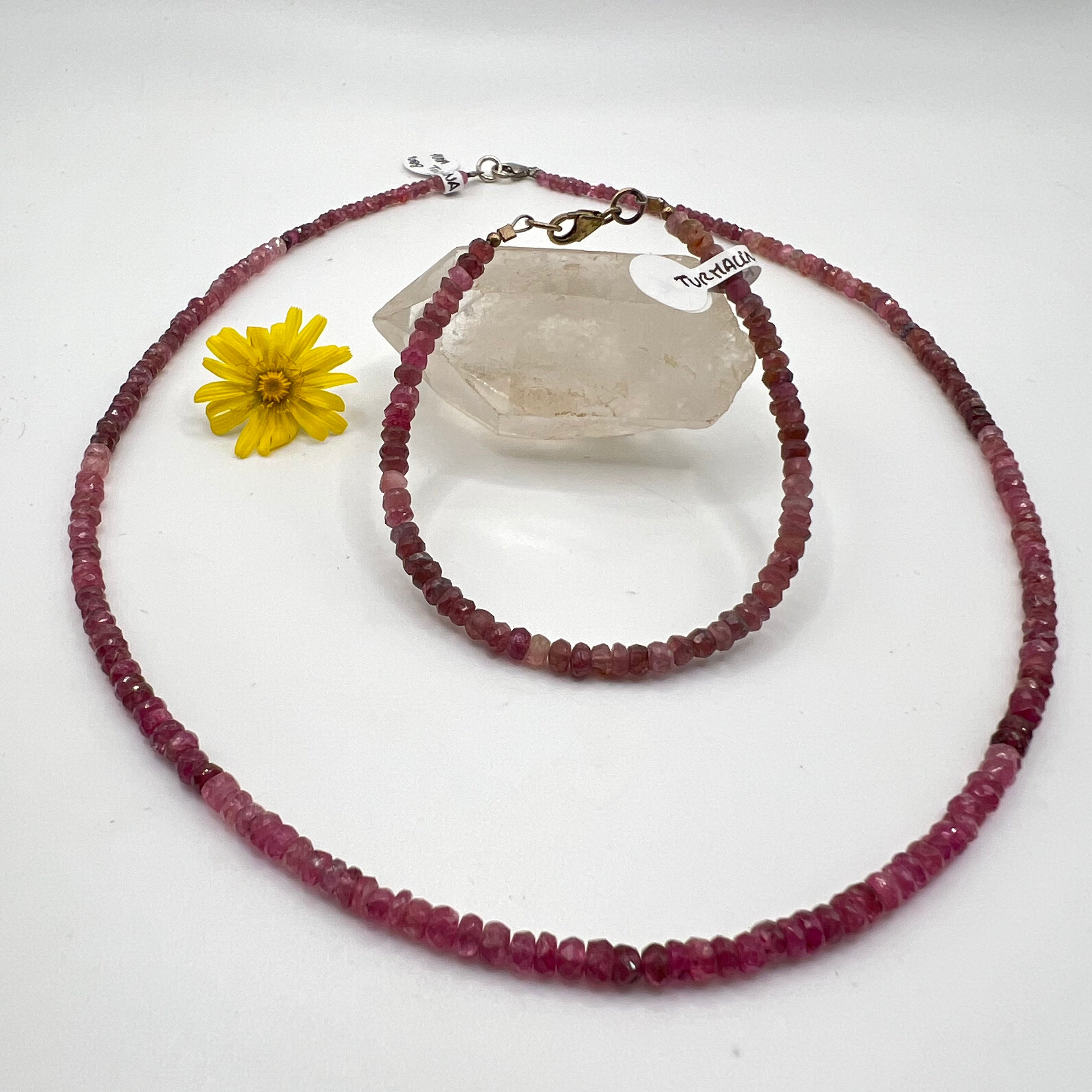 Conjunto Turmalina Rosa
