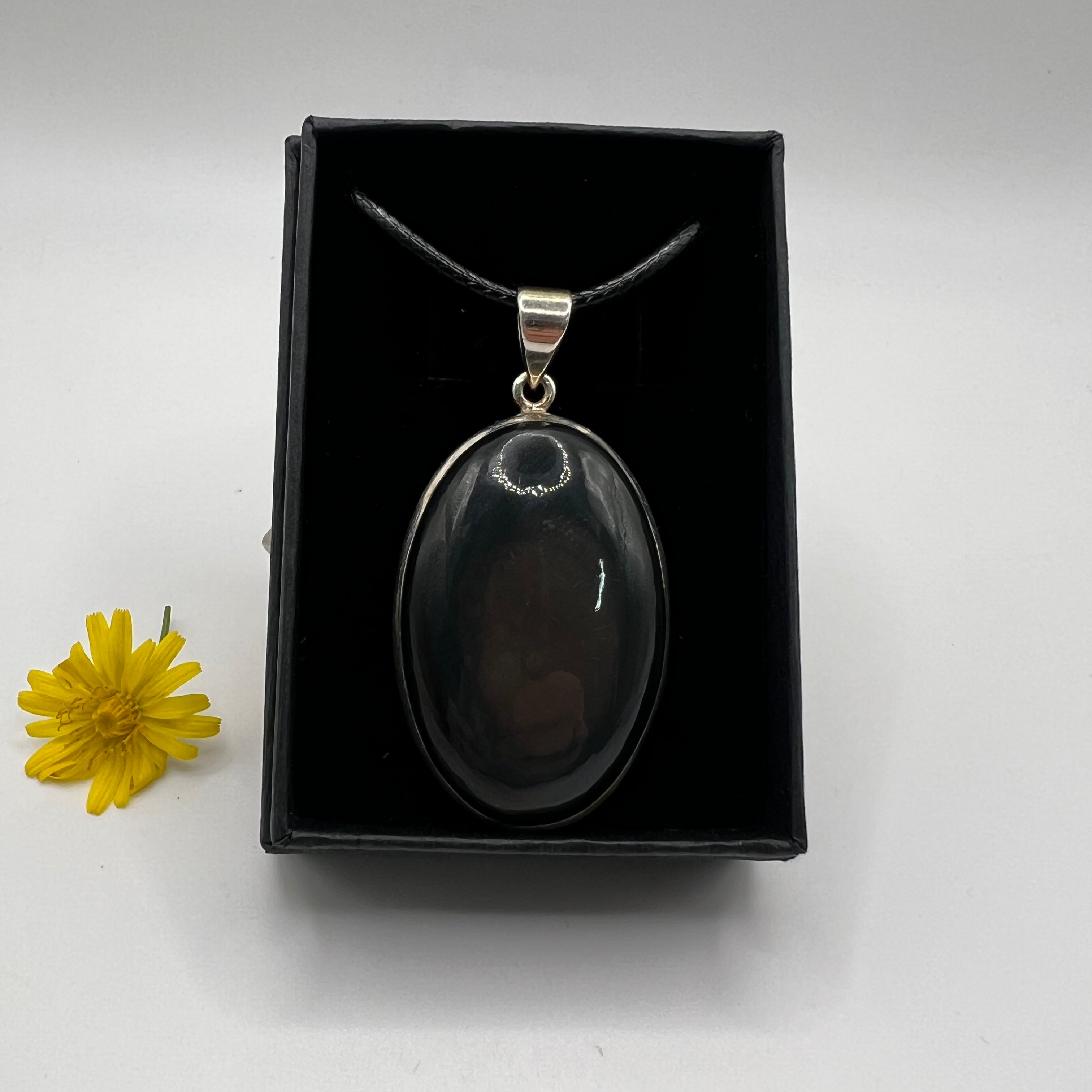 Colgante Cabujón Obsidiana Arcoiris
