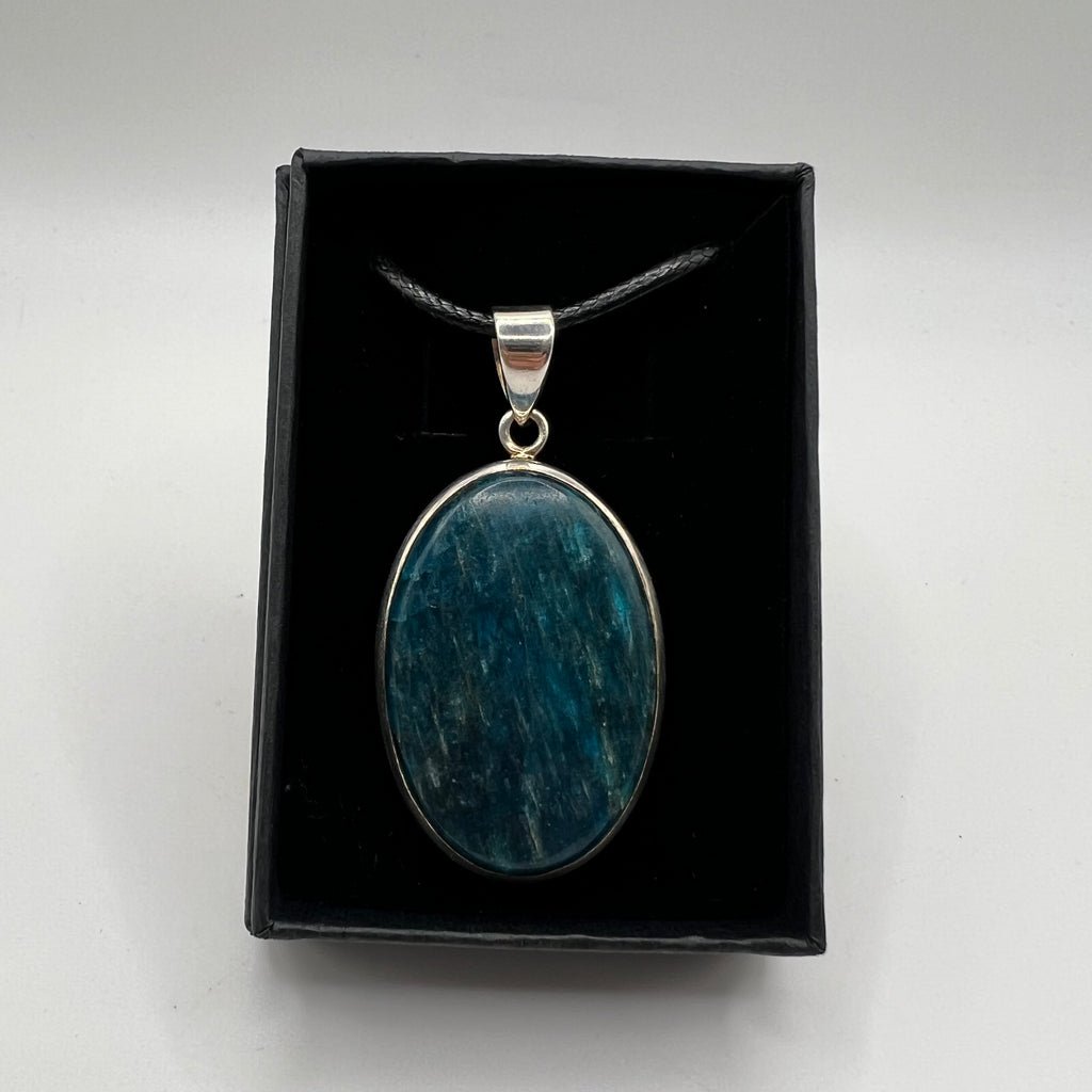Colgante Cabujón Apatito Azul