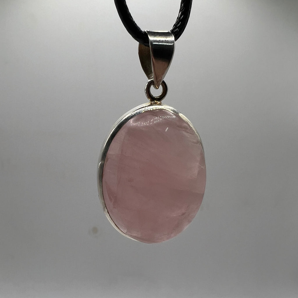 Colgante Cabujón Cuarzo Rosa