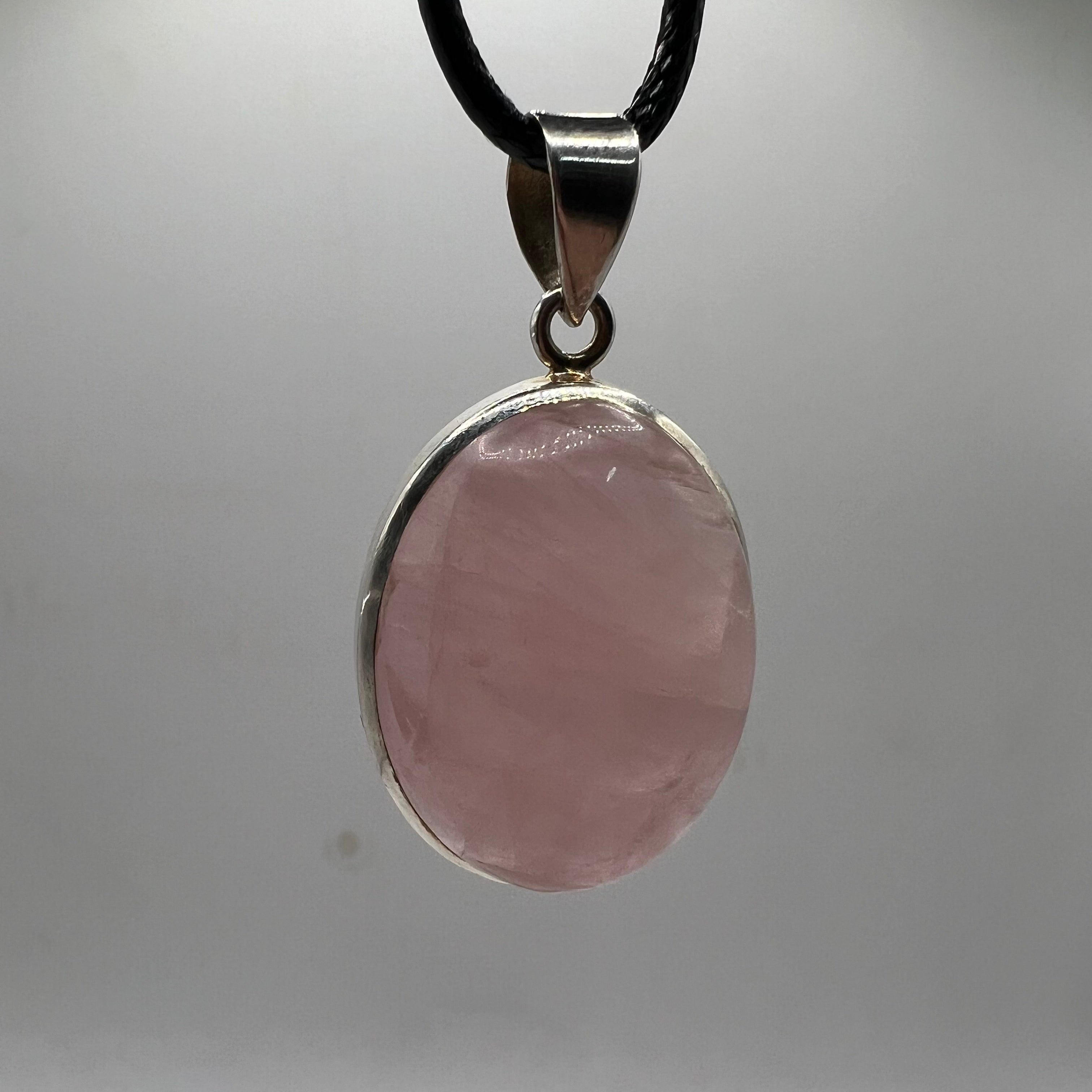 Colgante Cabujón Cuarzo Rosa