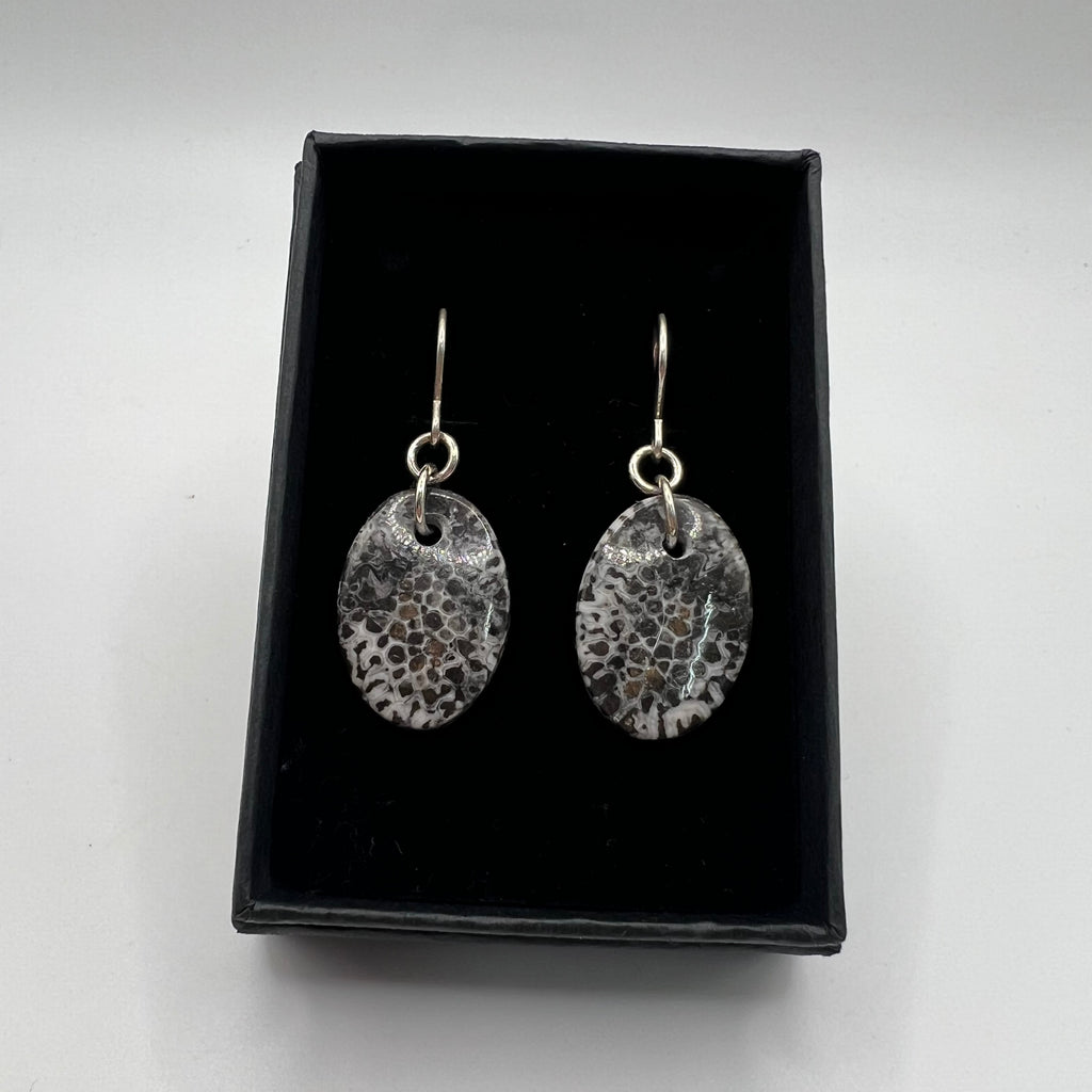 Pendientes Cabujón Coral