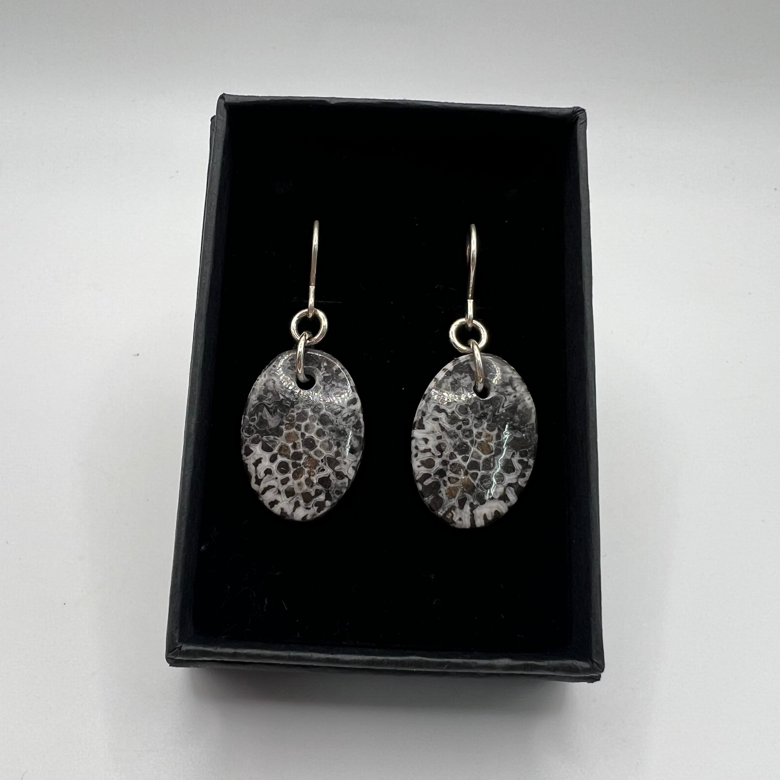 Pendientes Cabujón Coral