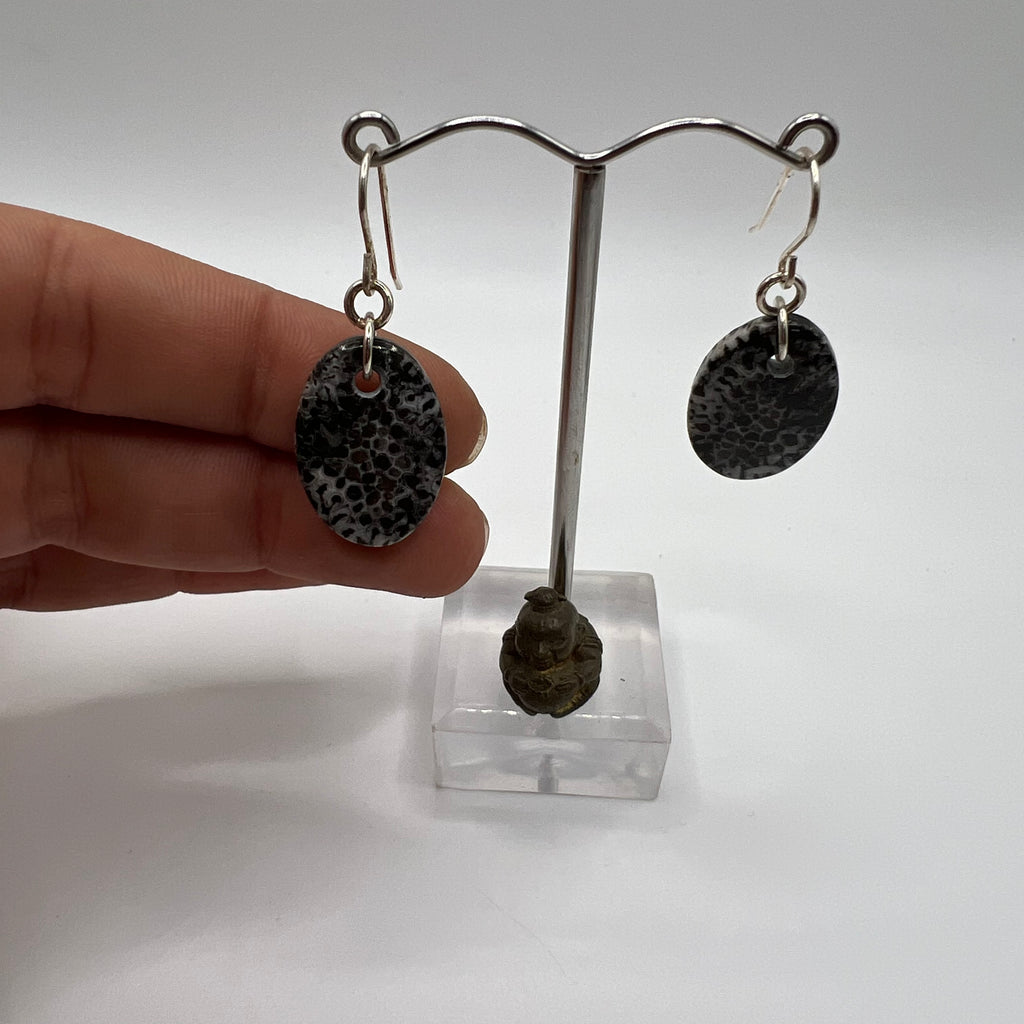 Pendientes Cabujón Coral