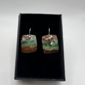Pendientes Cabujón Crisoprasa