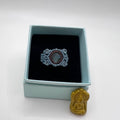Anillo Labradorita Micro-Macramé