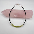 Pulsera Olivino & Espinela Negra