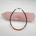 Pulsera Granate Mandarina & Espinela Negra