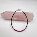 Pulsera Rubí & Espinela Negra